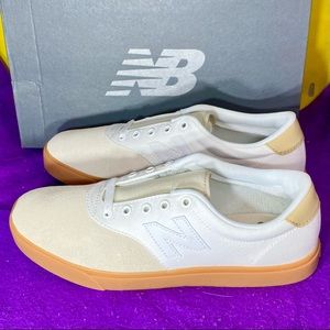 New Balance All Coasts 55 V1 Sneaker, White/Moonbeam AM55WWG Men’s 7 Wmn’s 8.5